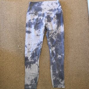 Tie dye leggings, size 6